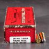 50rds 38 40 Ultramax 180gr. Round Nose Flat Point Ammo