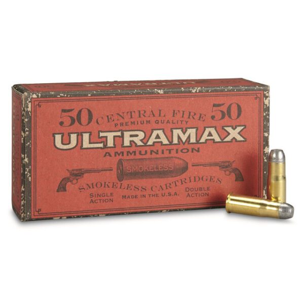 50rds 38 40 Ultramax 180gr. Round Nose Flat Point Ammo 2