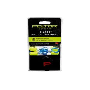 97081 peltor sport blasts corded disposable earplugs 2pairpack 97081 10c main