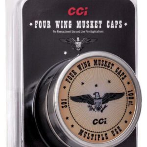 CCI Four Wing Musket Cap 301 100 Pack