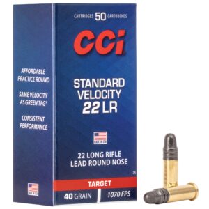 CCI Standard Velocity .22LR 40GR Lead Round Nose