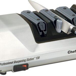 Chefs Choice 130 Professional Sharpening Station Brushed Metal