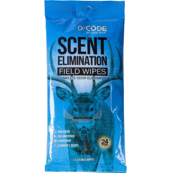 Code Blue OA1164 Eliminix Scent Elimination Wipes 20 Sheets TVG Bradyville