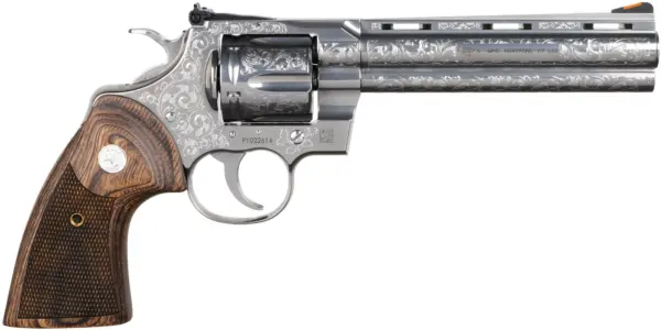 Colt Python 357 3 Inch Engraved 1