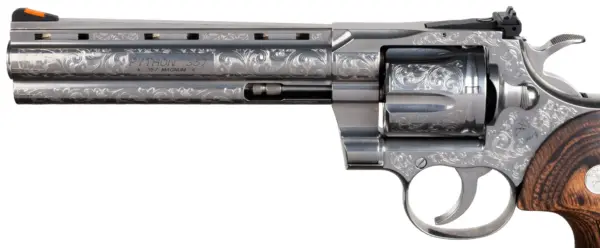 Colt Python 357 3 Inch Engraved 2