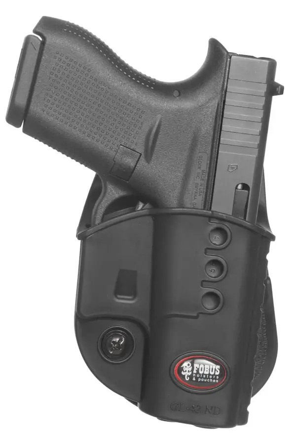 FOBUS GL42ND EVOLUTION PADDLE FITS GLOCK 42 POLYMER BLACK