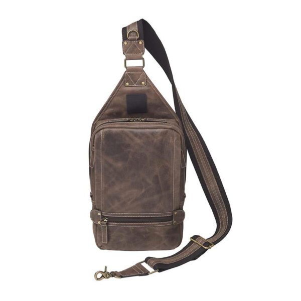 Gun Toten Mamas Slim Backpack Distressed Leather 1