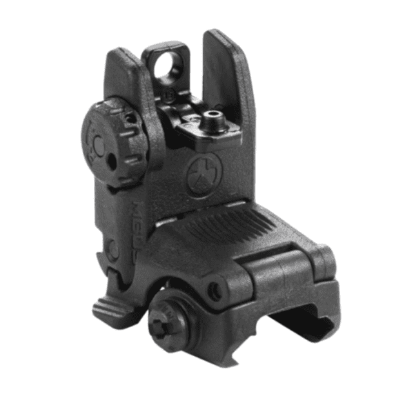 MAGPUL MBUS GEN 2 FLIP UP REAR SIGHT AR 15 POLYMER BLACK MAG248 BLK