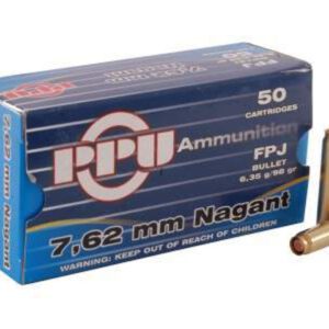 PPU 7.62 Nagant Ammunition PPR71 98 Grain