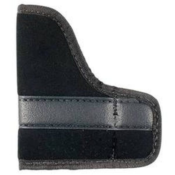 Uncle Mikes .22 to .25 Caliber Size 1 Ambidextrous Inside the Pocket Holster Small Frame AutosPolymer Suede Black