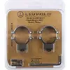 opplanet leupold dual dovetail dd rings 1in high matte black 49918