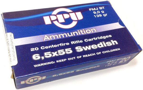 ppu prvi partizan 6 5x55 139gr fmj ammo 2