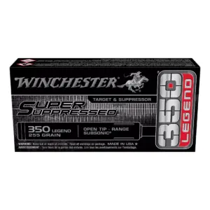 winchester super suppressed 350 legend 255 grain subsonic