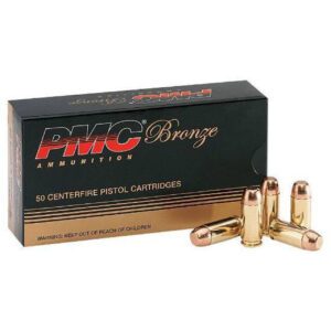 PMC Bronze .40 SW 180 Grain FMJ FP 50 Round Box