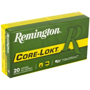 Remington Ammunition Core Lokt 243 Winchester 100 GR Core Lokt Pointed Soft Point 20 Bx TVG Bradyville