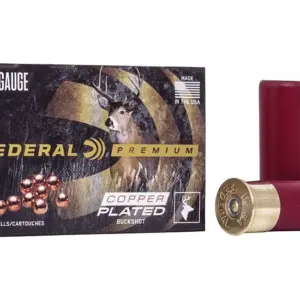 opplanet federal premium vital shok 12 gauge 9 pellets buckshot centerfire shotgun ammo 00 buck shot 5 rounds p154 00 p154 00 main