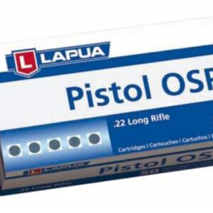 Lapua 22LR Ammunition Rapid Pistol OSP LU420165 40 Grain Lead Round Nose 50 rounds