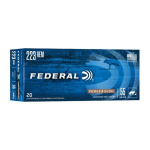 Federal PowerShok 223REM 55 Grain Soft Point 20 Round Box