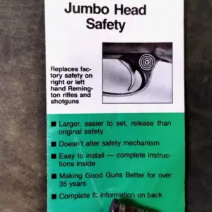 Uncle Mikes Jumbo Head Saftey Set 2350 0 SF 125 Remington Marlin