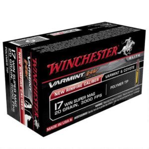 Winchester Varmint HV .17 WSM 20 Grain 3000 FPS Ammo
