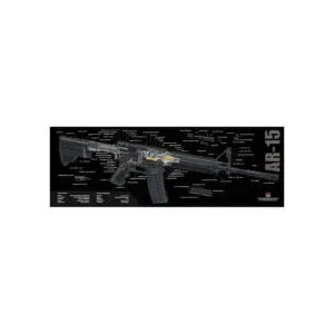 tekmat armorers bench mat 12 x36 ar 15 cut away black