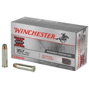 winchester super x 357 magnum 158 grain jacketed soft point