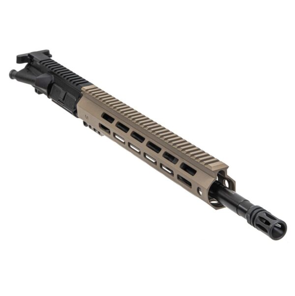 PSA 16in Mid Length 5.56 NATO Nitride 13.5in Lightweight Hex M Lok Upper With BCG CH FDE 3