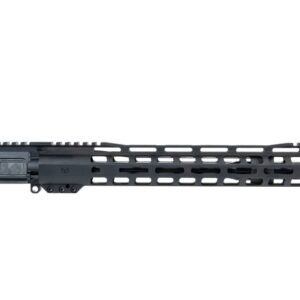 PSA AR15 16in Midlength 5.56 NATO Nitride 13.5in Lightweight M Lok Upper With BCG CH MBUS Sight Set 1