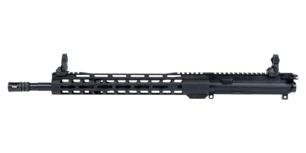 PSA AR15 16in Midlength 5.56 NATO Nitride 13.5in Lightweight M Lok Upper With BCG CH MBUS Sight Set 2