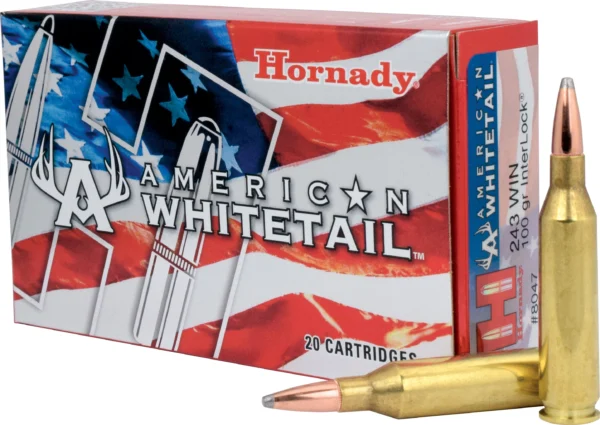 Hornady American Whitetail 243 Win 100GR BTSP INT