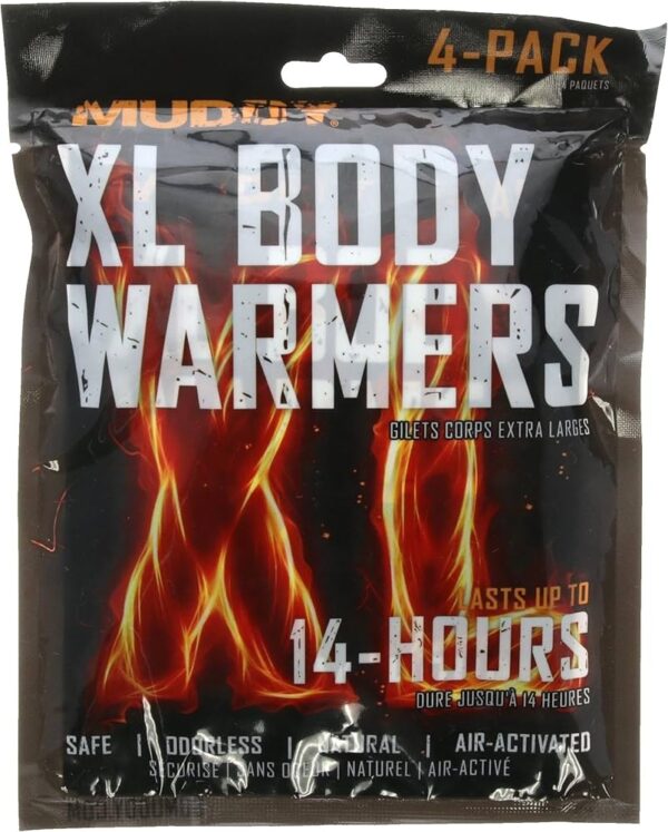 Muddy Disposable XL Body Warmers 4 Pk 1