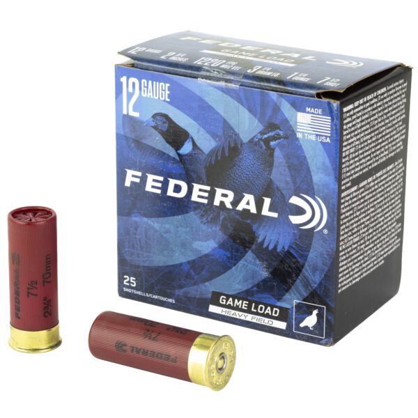 Federal Game Load Heavy Field Load 12 Gauge 2.75 in 7.5 shot 1