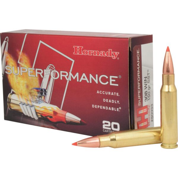 Hornady Superformance .308 Win Ammunition 20 Rounds SST HP 150 Grains 1