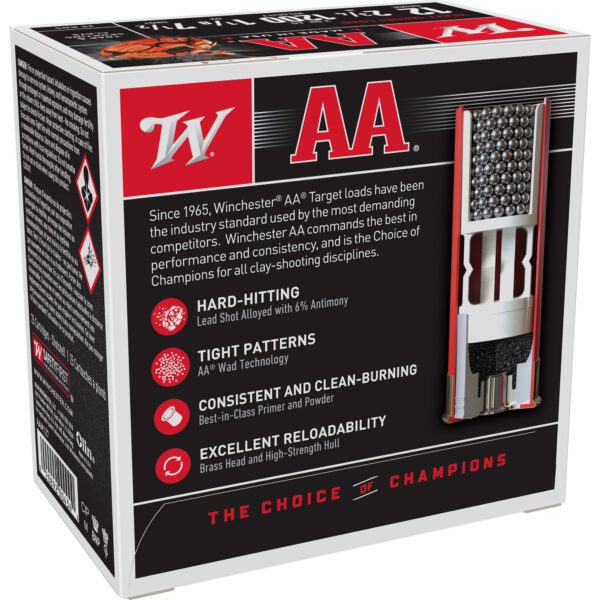 Winchester Ammunition AA Heavy Target Load 12 Gauge 2.75 in 7.5  2