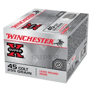 Winchester Super X Handgun .45 Colt 255 grain Lead Round Nose Brass Cased Centerfire 3