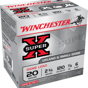 Winchester Ammo XU206 Super X Game Load 20Gauge 2.75 in 7 8oz 6Shot