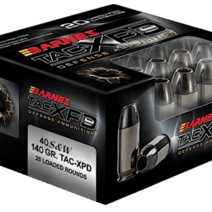 Barnes Bullets 21554 TAC XPD Defense Handgun 40SW 140gr