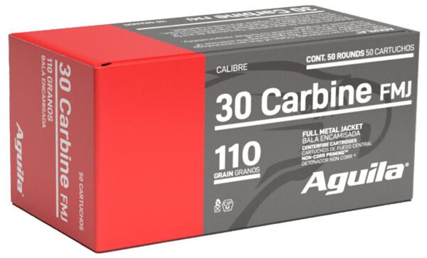 Aguila 1E302110 Target Range 30Carbine 110gr Full Metal Jacket