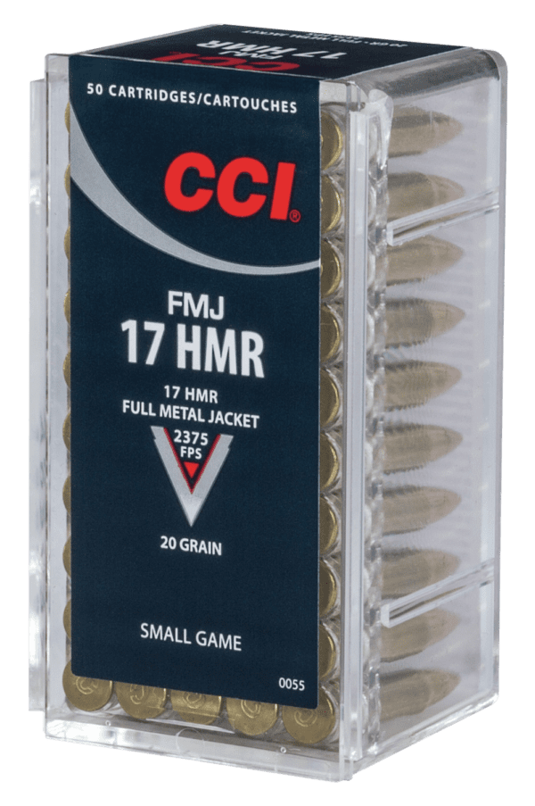 CCI 0055 Gamepoint Rimfire 17HMR 20gr Full Metal Jacket