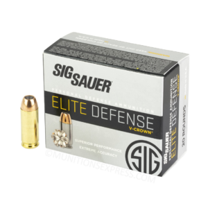 Sig Sauer Elite Defense 9mm Luger Ammo 147 Grain Sig V Crown JHP