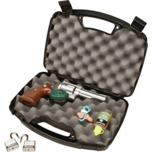MTM CaseGard 80740 Single Handgun Case 13 Black Handgun Polypropylene UPC 026057301501