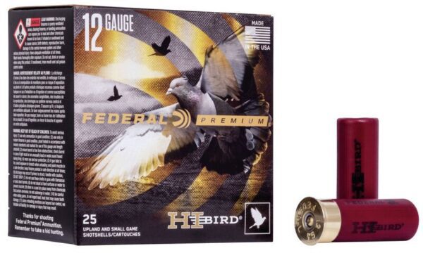 Federal Premium Upland Hi Bird 12 Gauge 2.75in 1.25 oz 6 Shot 25 Bx