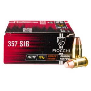 Fiocchi 357 Sig 124 Grain FMJ