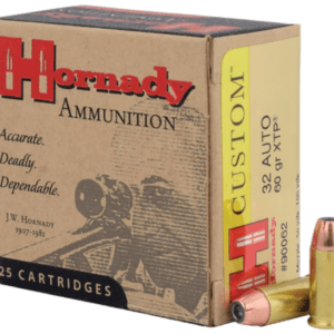 Hornady 90062 Custom 32ACP 60gr Hornady XTP Hollow Point 25 Per Box