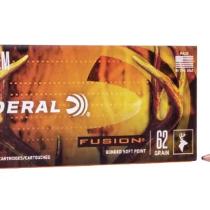 Federal Fusion .223 62 Grain Soft Point Centerfire Ammo F223FS1