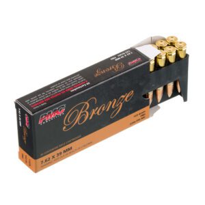 PMC Bronze 7.62x39 Ammunition 20 Rounds FMJ 123 Grain Brass Cased 1