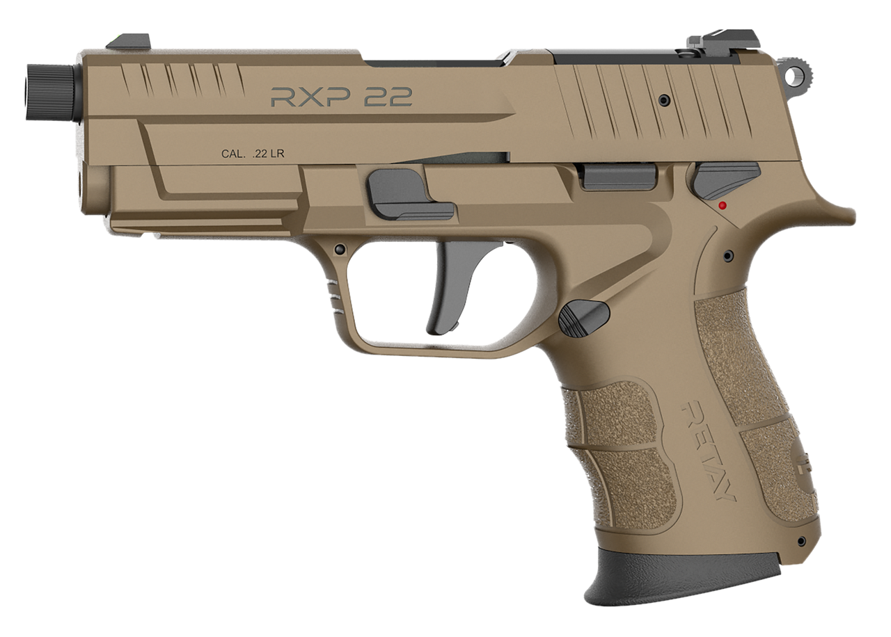 Retay USA RXP22FDE13TH 22 LR 4.00in Barrel 131 Rds Flat Dark Earth Retay USA RXP22FDE13TH 22 LR 4.00in Barrel 131 Rds Flat Dark Earth