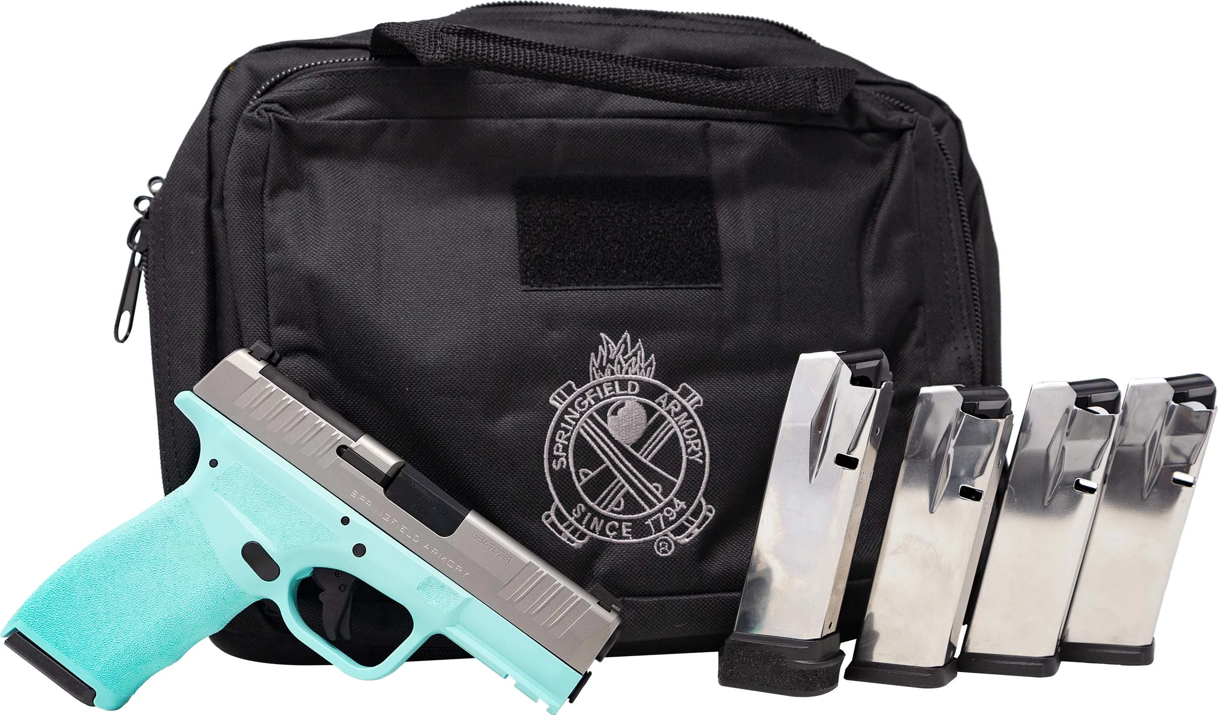 Springfield Armory Hellcat OSP PRO Gear Up Package 9mm Robin Egg Blue 1 Springfield Armory Hellcat OSP PRO Gear Up Package 9mm Robin Egg Blue 1