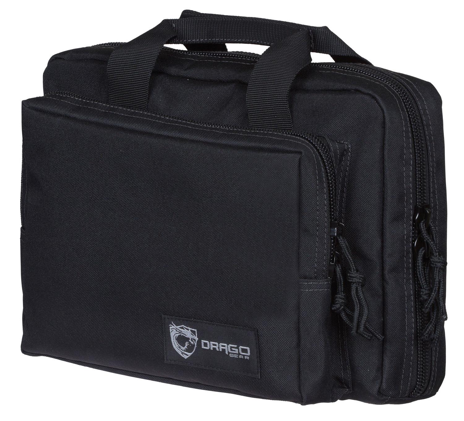 DRAGO PRO GEAR DOUBLE PISTOL CASE BLACK DRAGO PRO GEAR DOUBLE PISTOL CASE BLACK