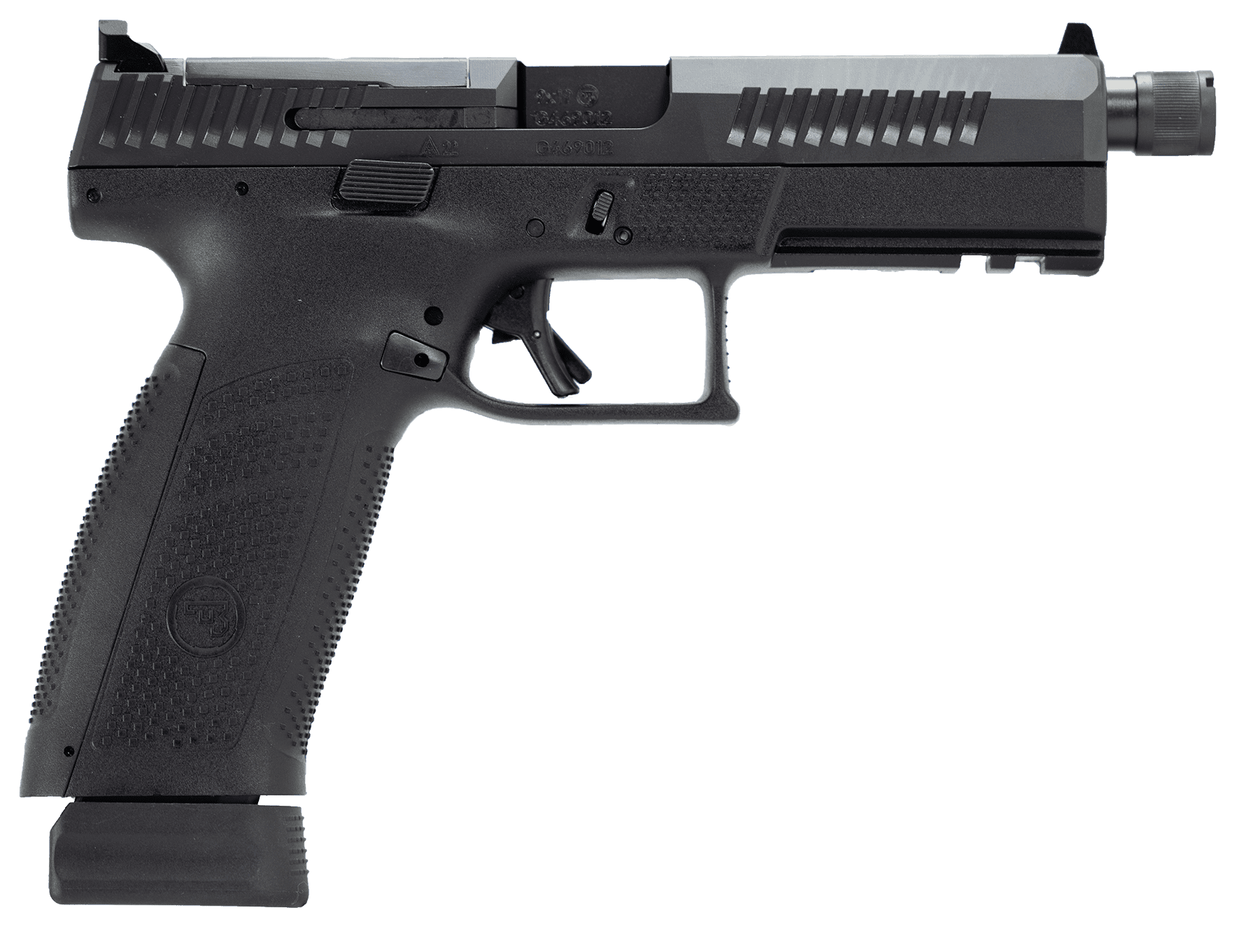 CZ USA 91556 P 10 F 9mm Luger 211 5.10in Black Threaded Barrel CZ USA 91556 P 10 F 9mm Luger 211 5.10in Black Threaded Barrel